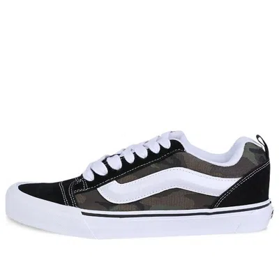 Vans Knu Skool 'camo Olive Black' In Gray
