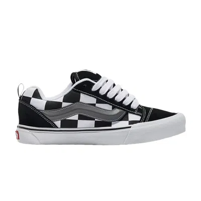 Pre-owned Vans Knu Skool 'checkerboard Black White' | Men's Size 9