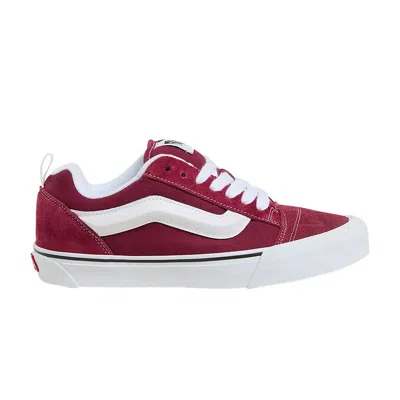 Pre-owned Vans Knu-skool 'color Theory - Rhododendron' In Red