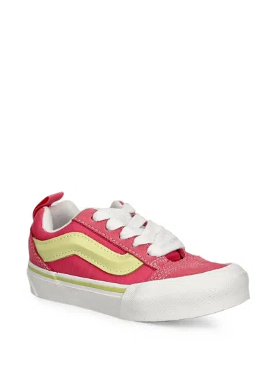 Vans Kids' Knu Skool Elastic-lace Sneakers In Pink
