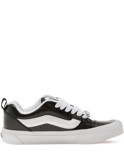 Vans Knu Skool Leather Sneakers In Black