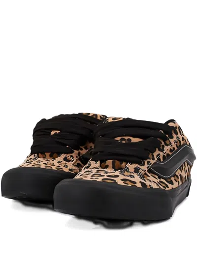 VANS KNU SKOOL LEOPARD PRINT SNEAKERS