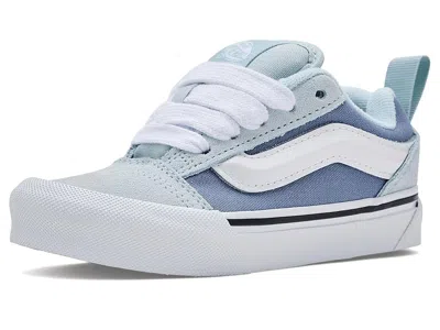 Vans Knu Skool (little Kid) Kid's Shoes 2-tone Dawn Mist : 11.5 Little Kid M In Blue