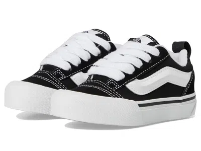 Vans Knu Skool (little Kid) Kid's Shoes Black/true White : 11.5 Little Kid M, Suede