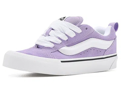 Vans Knu Skool (little Kid/big Kid) Kid's Shoes Color Theory Soft Orchid : 4 Big Kid M, Canvas In Multi