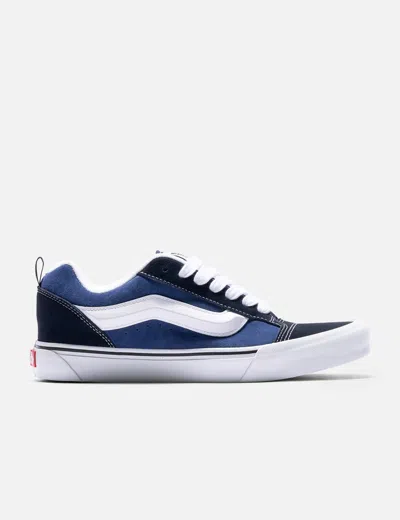 Vans Knu Skool Sneakers In Navy And White