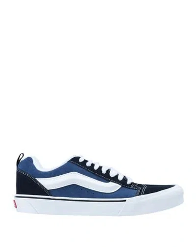 Vans Knu Skool Sneakers In Navy And White