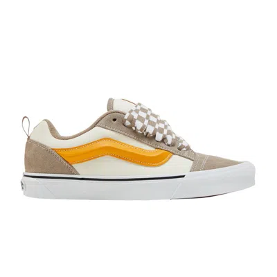 Pre-owned Vans Knu-skool 'mega Check - Grey Marshmallow' | Men's Size 3.5 In Gray