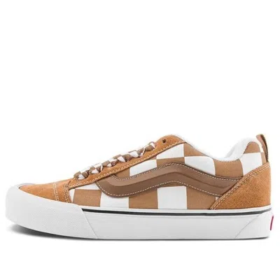 Vans Knu Skool 'mega Check Brown' In Multi