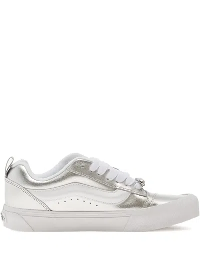 Vans Knu Skool Metallic Pearl Sneakers In Silver