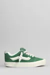 Vans Knu Skool Sneakers In Green Suede In Green