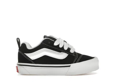 Pre-owned Vans Knu Skool Sneakers In Black/true White