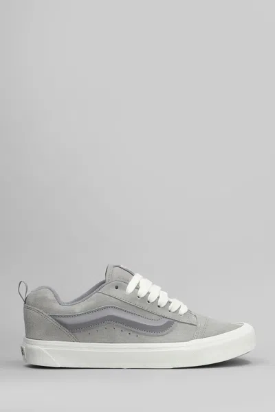 Vans Knu Skool Sneakers In Grey Suede In Gray
