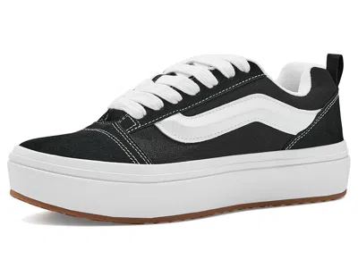 Vans Knu Skool Stacklite Athletic Shoes Black/white: Men's 12 - Women's 13.5 Medium