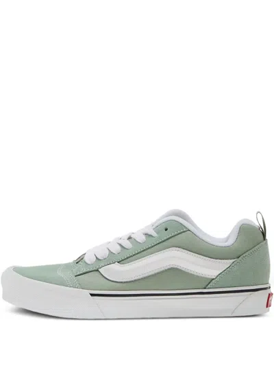 Vans Knu Skool Stripe Sneakers In Green
