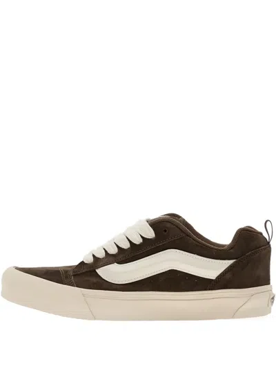 Vans Knu Skool Suede Sneakers In Brown