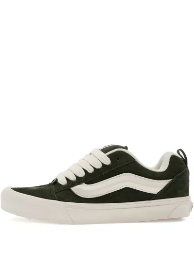 Vans Knu Skool Suede Sneakers In Green