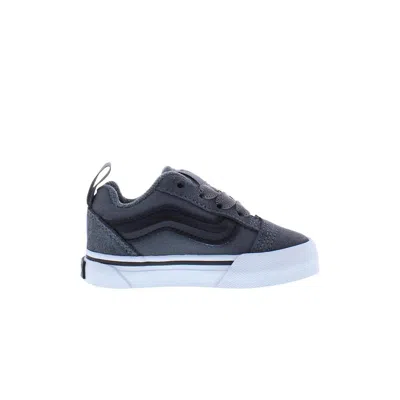 Pre-owned Vans Knu Skool Toddler 'grey Black' | Infant Size 4 In Gray