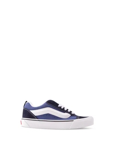 Vans Knu Skool Sneakers In Navy And White