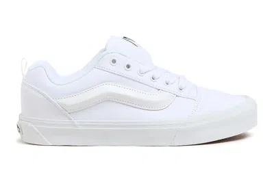 Pre-owned Vans Knu Skool True White Canvas