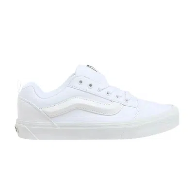 Pre-owned Vans Knu Skool 'true White Canvas' | Men's Size 12