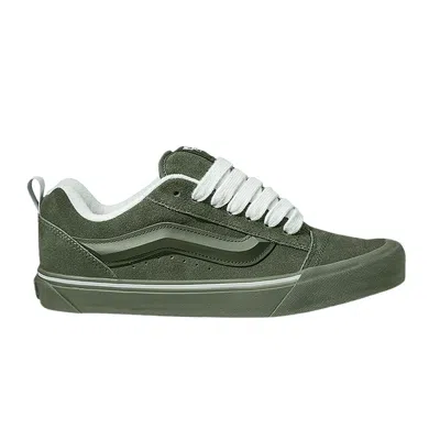 Pre-owned Vans Knu-skool 'utility - Mono Olive' In Green