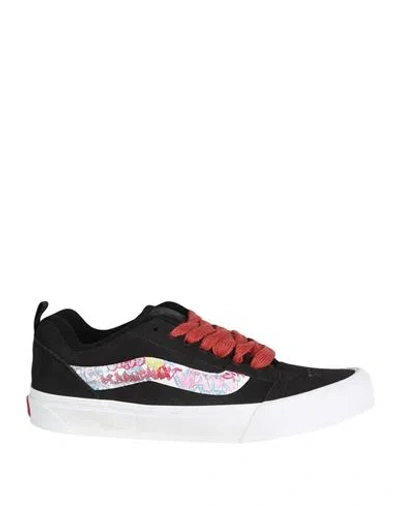 Vans Knu Skool Woman Sneakers Black Size 8 Leather