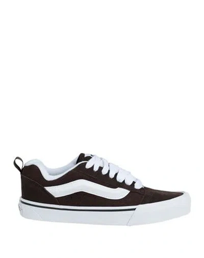 Vans Knu Stack Woman Sneakers Black Size 8 Leather, Textile Fibers