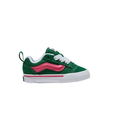Pre-owned Vans Knu-skool Toddler 'green Pink' | Infant Size 8