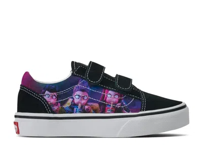 Vans K-pop Demon Hunters X  Old Skool Little Kid 'black Purple'