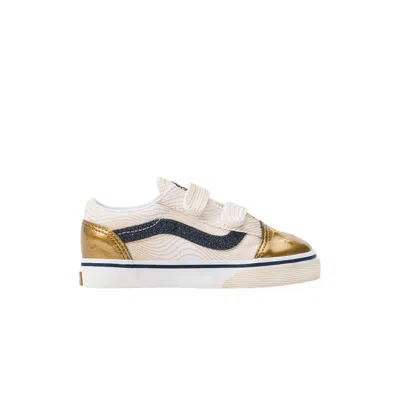Pre-owned Vans Kpop Demon Hunters X  Toddler Old Skool V 'golden' | Infant Size 9