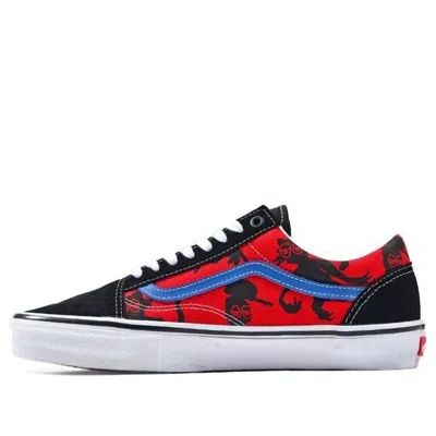 Vans Krooked X Skate Old Skool 'natas For Ray Barbee' In Red