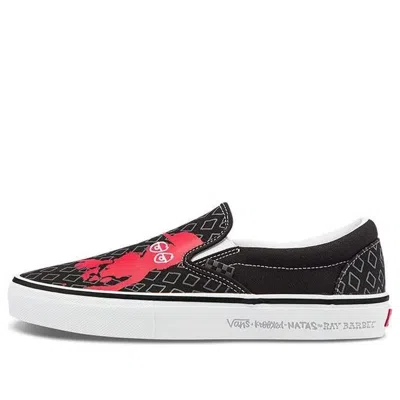 Vans Krooked X Skate Slip-on 'natas For Ray Barbee' In Multi