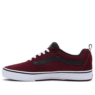 Vans Kyle Walker 'red Black' In Burgundy