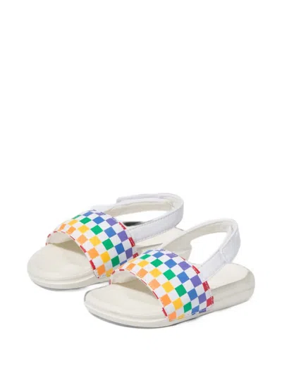 Vans Kids' La Costa Checkerboard Sandals In Multi