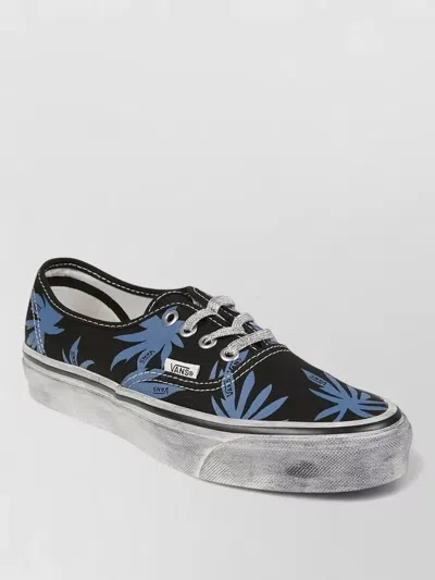 Vans Lace Low Top Sneakers Rubber Sole In Multi