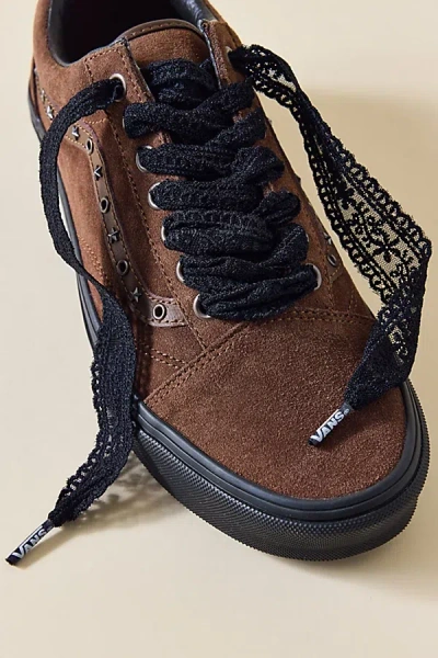 Vans Lace Shoe Laces In Black, Women's At Urban Outfitters In Brown