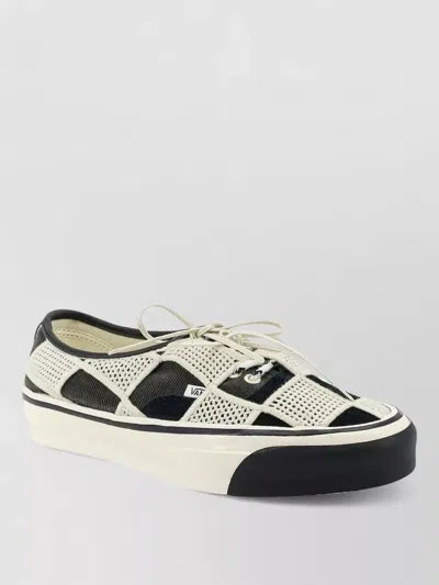Vans Lace Up Sneakers Shell Knit Pattern