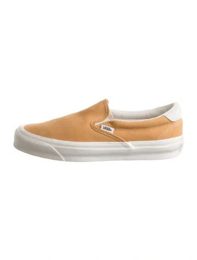 Pre-owned Vans Leather Sneakers In White