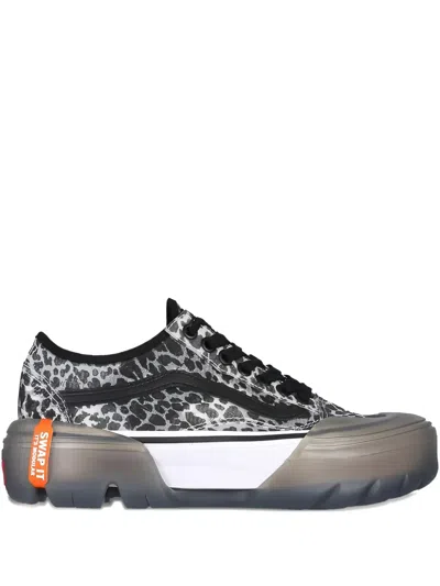 VANS LEOPARD PRINT PLATFORM TRAINERS