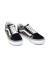 Vans Leopard Print Trainers In Black