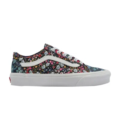 Pre-owned Vans Liberty Fabrics X Old Skool Tapered 'patchwork Floral - Black Multi' In Multi-color