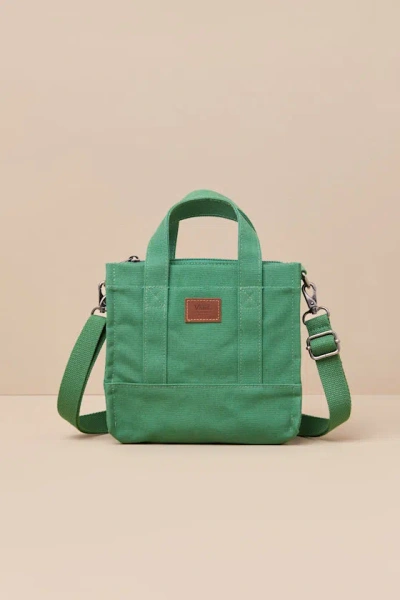 Vans Lil Pergs Green Crossbody Mini Tote Bag