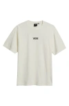Vans Logo Cotton Graphic T-shirt In White