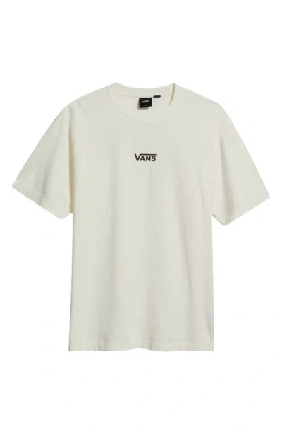 Vans Logo Cotton Graphic T-shirt In White
