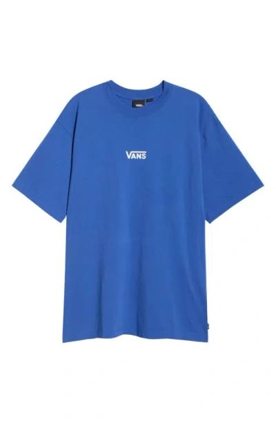 Vans Logo Graphic T-shirt In Blue