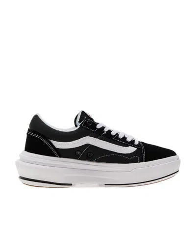Vans Logo Lace Up Sneakers In White