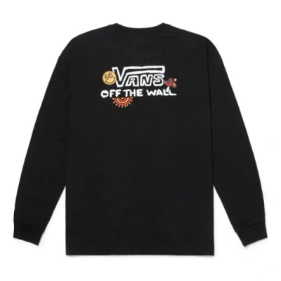 Vans Logo Long Sleeve T-shirt 'black'