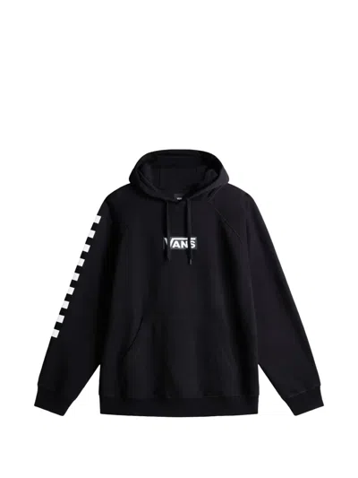 Vans Logo-print Hoodie In Black