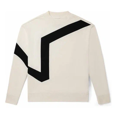 Vans Logo Printing Casual Sports Pullover Couple Style White